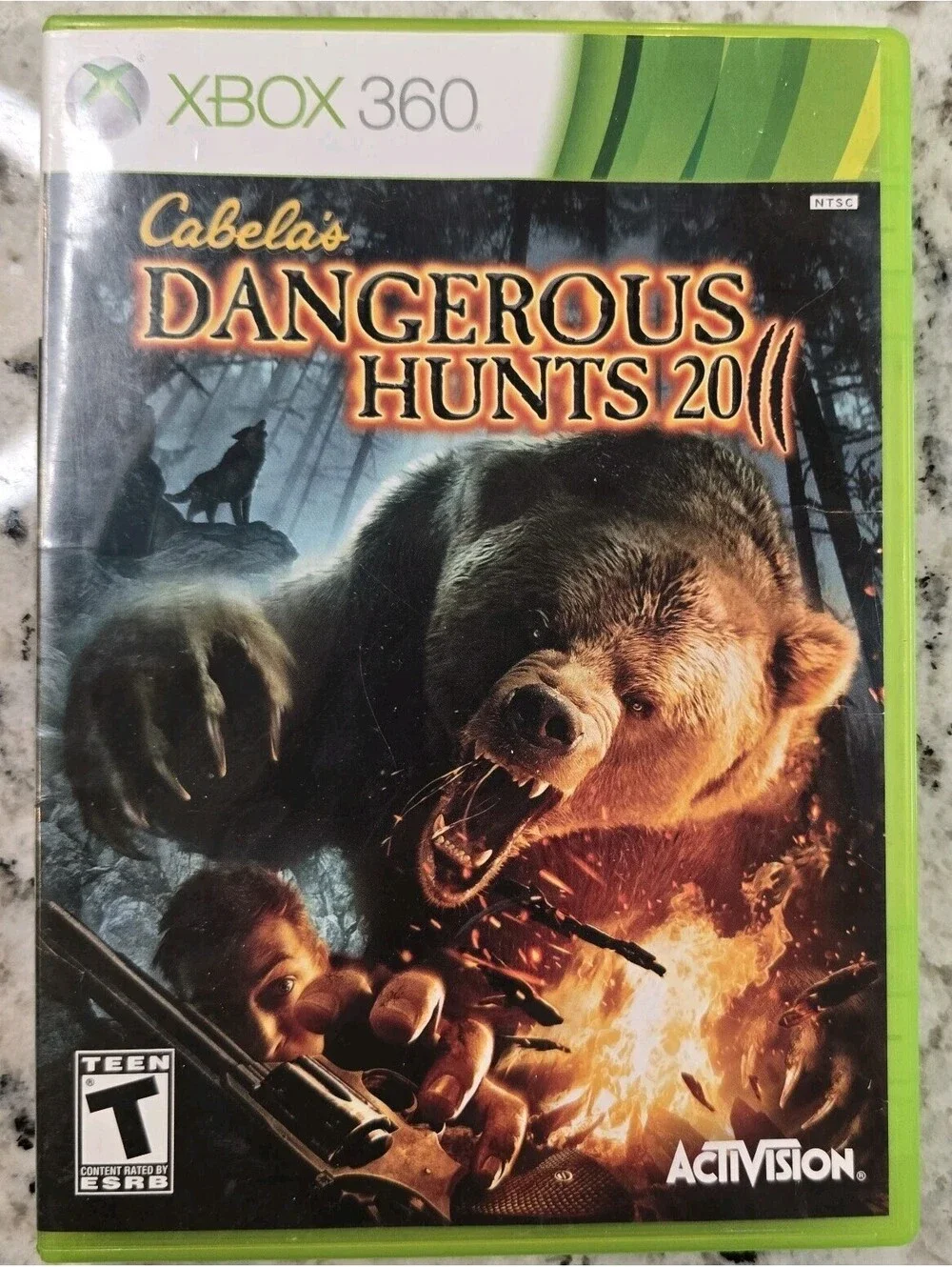 Cabela's Dangerous Hunts 2011 Xbox 360 Complete in W/manual